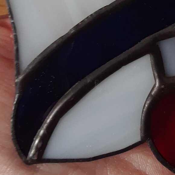 Stained Glass Christmas Bell Ornament/Sun Catcher - Picture 8 of 10
